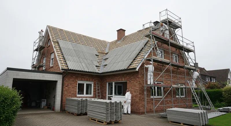 Chantier de référence : toiture fibrociment, Moselle (57)